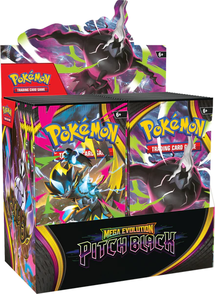 Pokémon TCG: Mega Evolution Pitch Black Pokémon Booster Box (2 per Customer)