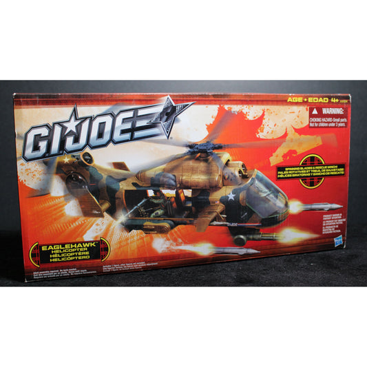 G.I. Joe EagleHawk Helicopter with Lift Ticket Figure Hasbro 2012 New Sealed