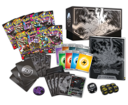 Pokémon TCG: Mega Evolution Pitch Black Pokémon Elite Trainer Box (2 Per Customer)