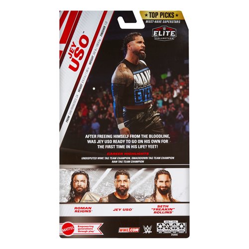 WWE Elite 2025 Top Picks Jey Uso Action Figure