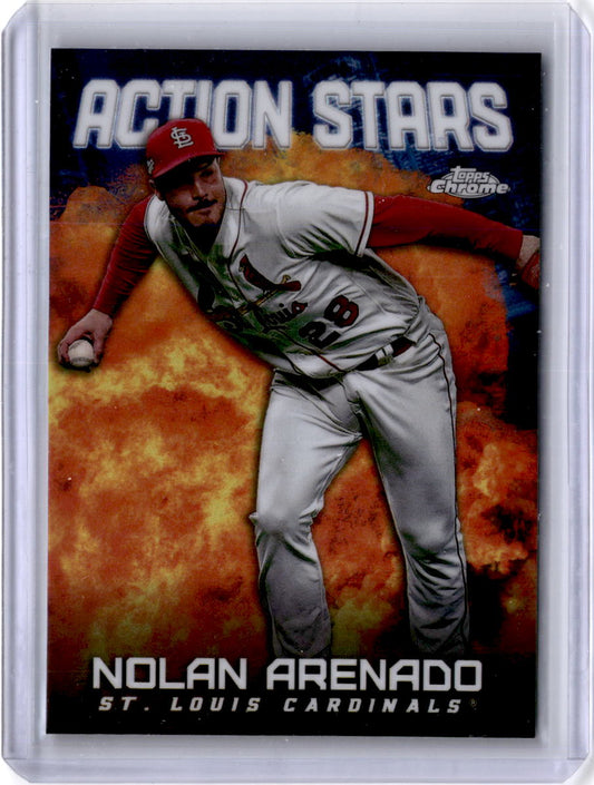2023 Topps Chrome Action Stars Nolan Arenado Cardinals #ASC-21