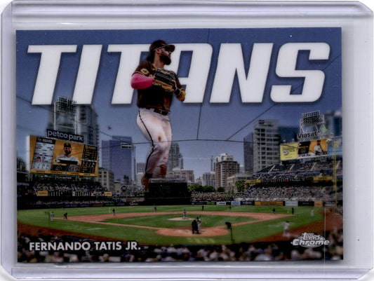 2023 Topps Chrome Titans Fernando Tatis Jr. San Diego #CT-14
