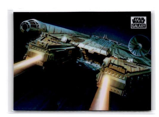 2021 Topps Star Wars Galaxy Chrome The Falcon Fires #61