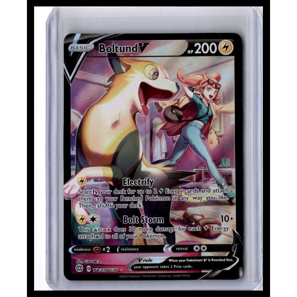 Boltund V - TG13/TG30 - Pokemon Brilliant Stars Sword Shield Ultra Rare Card