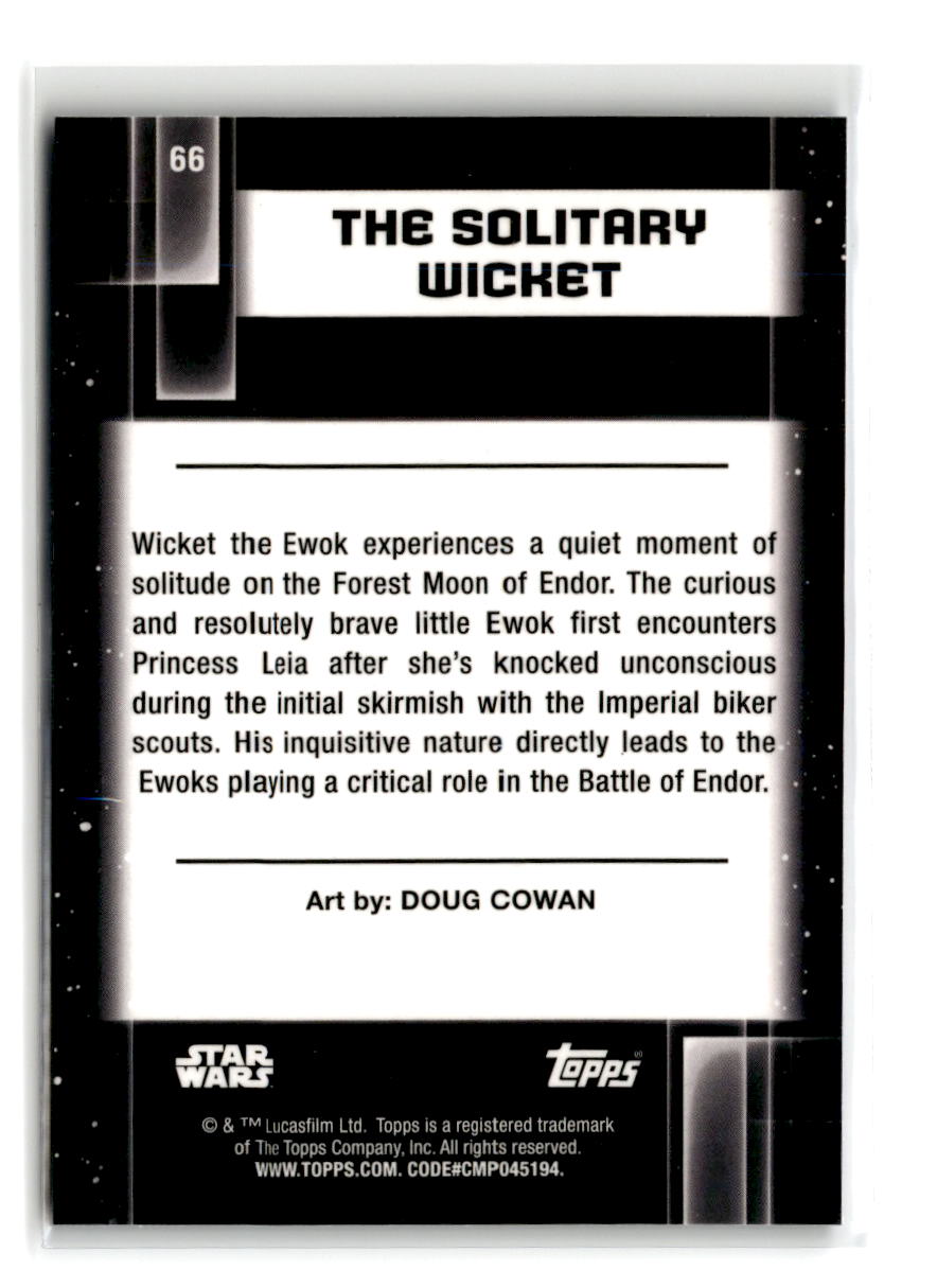 2021 Topps Star Wars Galaxy Chrome The Solitary Wicket #66