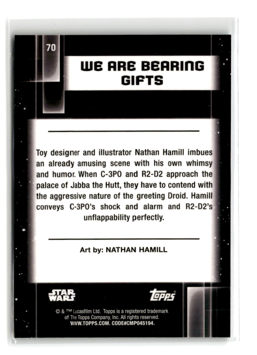 2021 Topps Star Wars Galaxy Chrome We Are Bearing Gifts #70