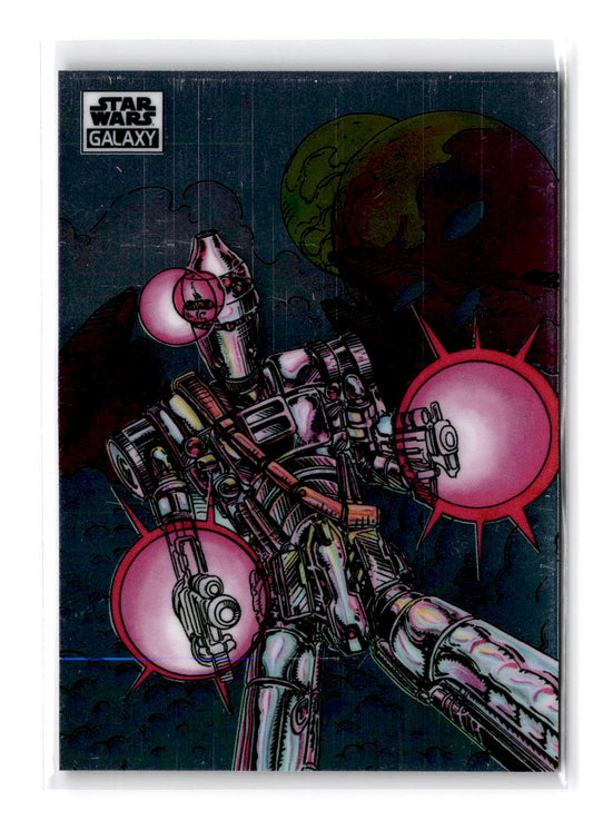 2021 Topps Star Wars Galaxy Chrome IG-88 On The Attack #17
