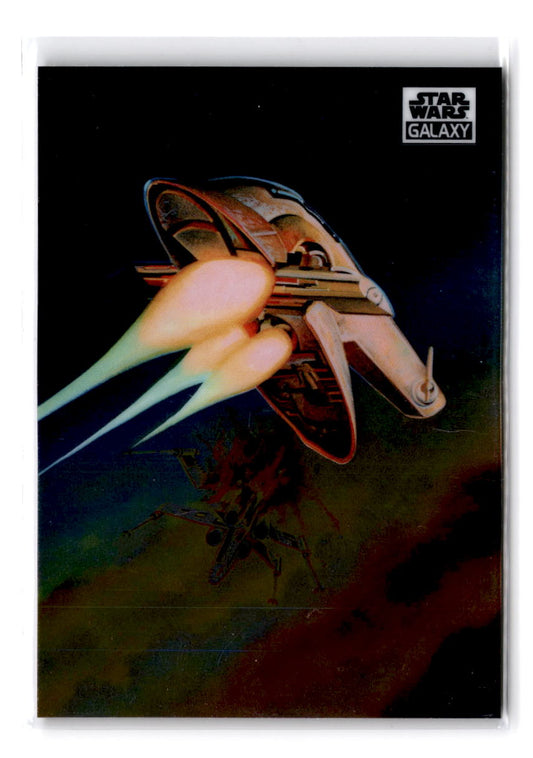 2021 Topps Star Wars Galaxy Chrome Boba Fett's Starship #18