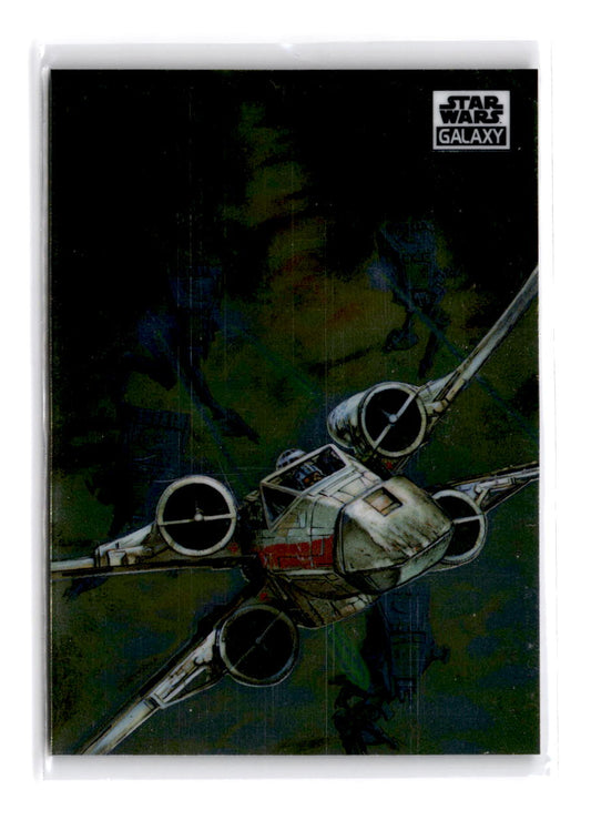 2021 Topps Star Wars Galaxy Chrome Escaping the AT-ST's #31