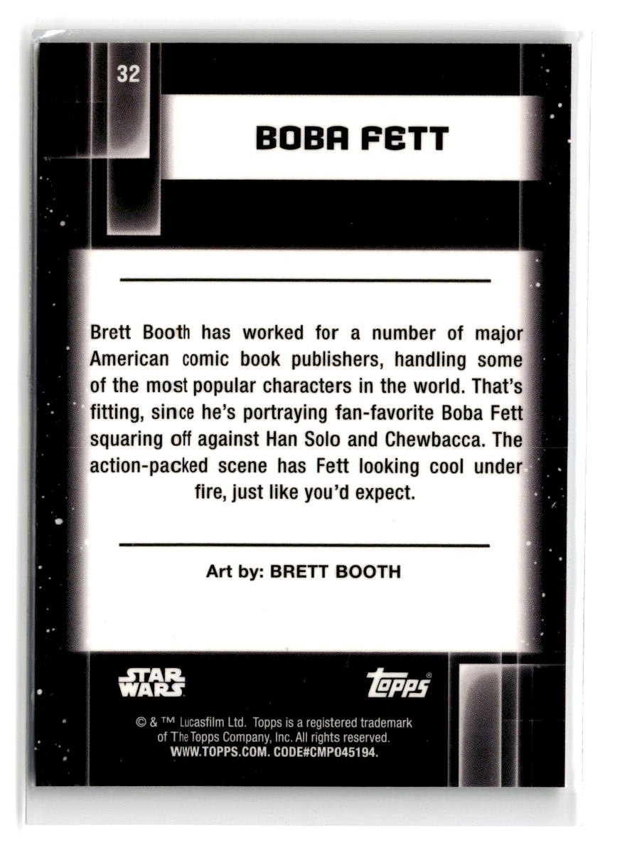 2021 Topps Star Wars Galaxy Boba Fett Jedi #32
