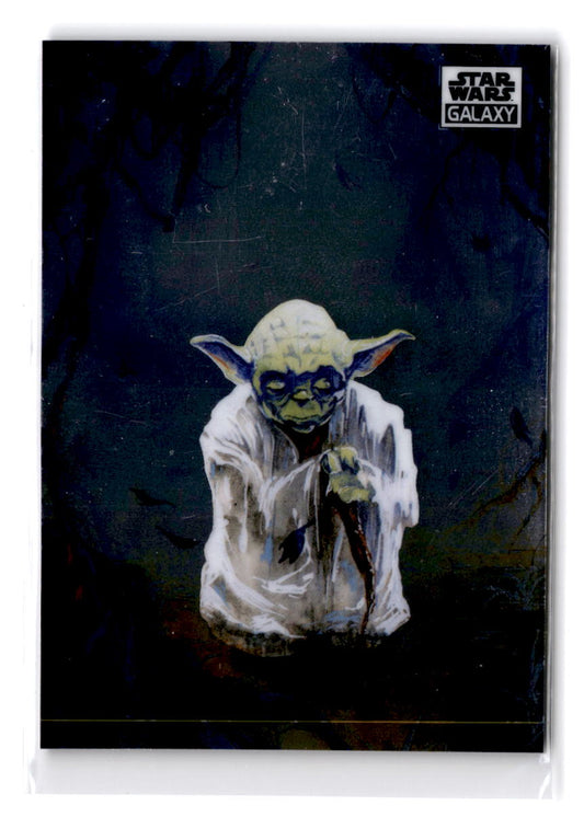 2021 Topps Star Wars Galaxy Yoda On Dagobah #44