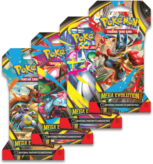 Pokemon ME01 Mega Evolutions Sleeved Booster Packs (Canada Only) 12 Limit Per Customer