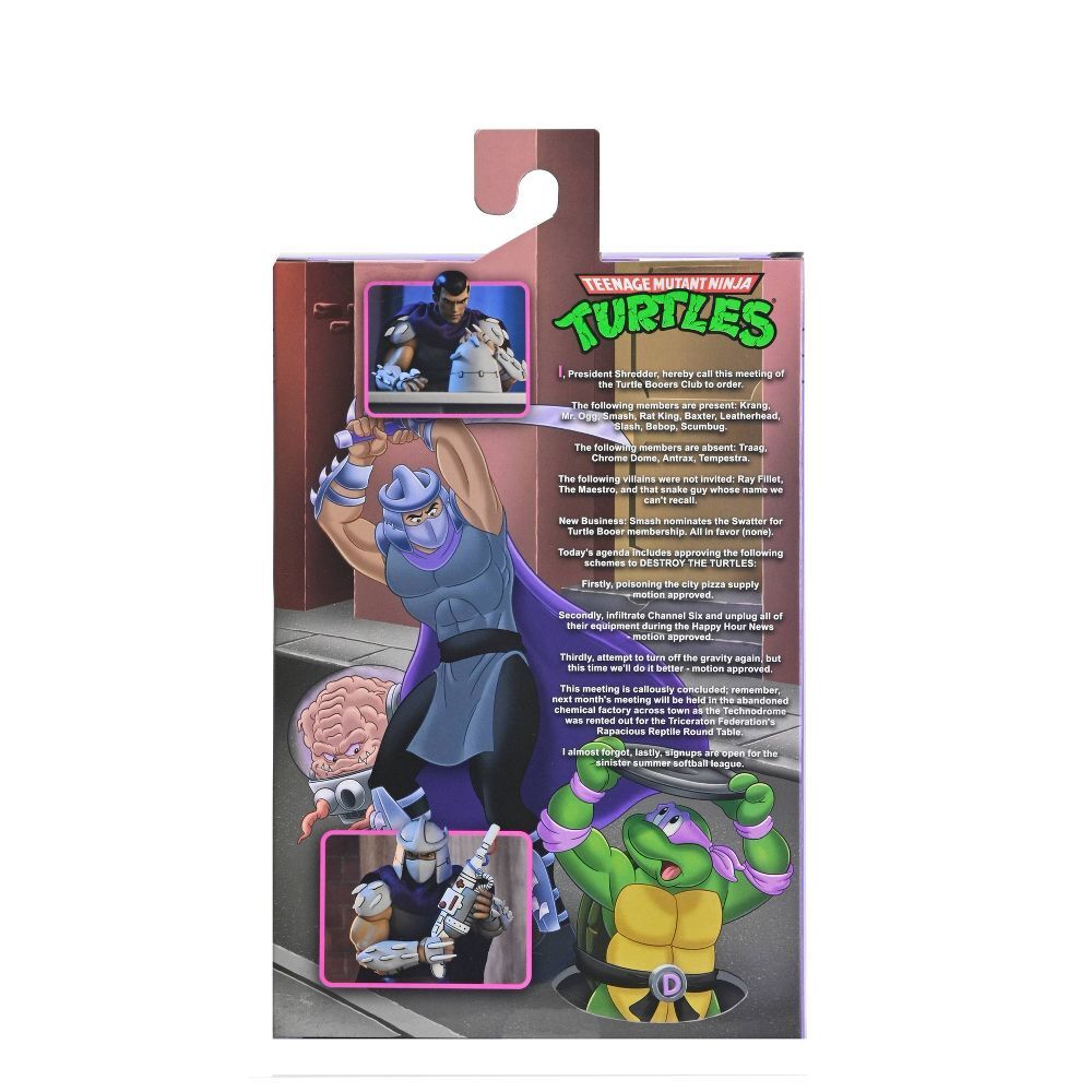 NECA Teenage Mutant Ninja Turtles Cartoon Ultimate Shredder 7" Action Figure