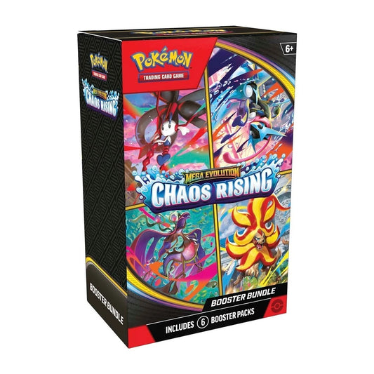 Pokémon TCG: Mega Evolution-Chaos Rising Pokémon Booster Bundle (4 Per Customer)