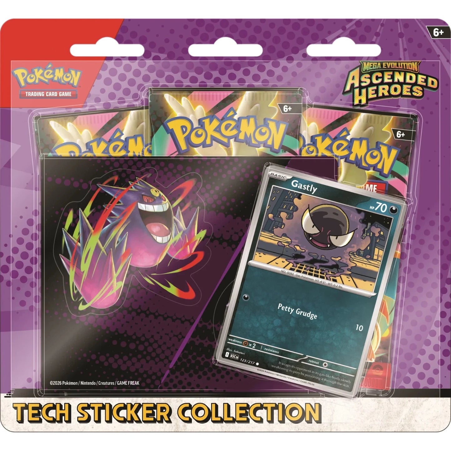 Pokémon TCG: Mega Evolution-Ascended Heroes Tech Sticker Collection