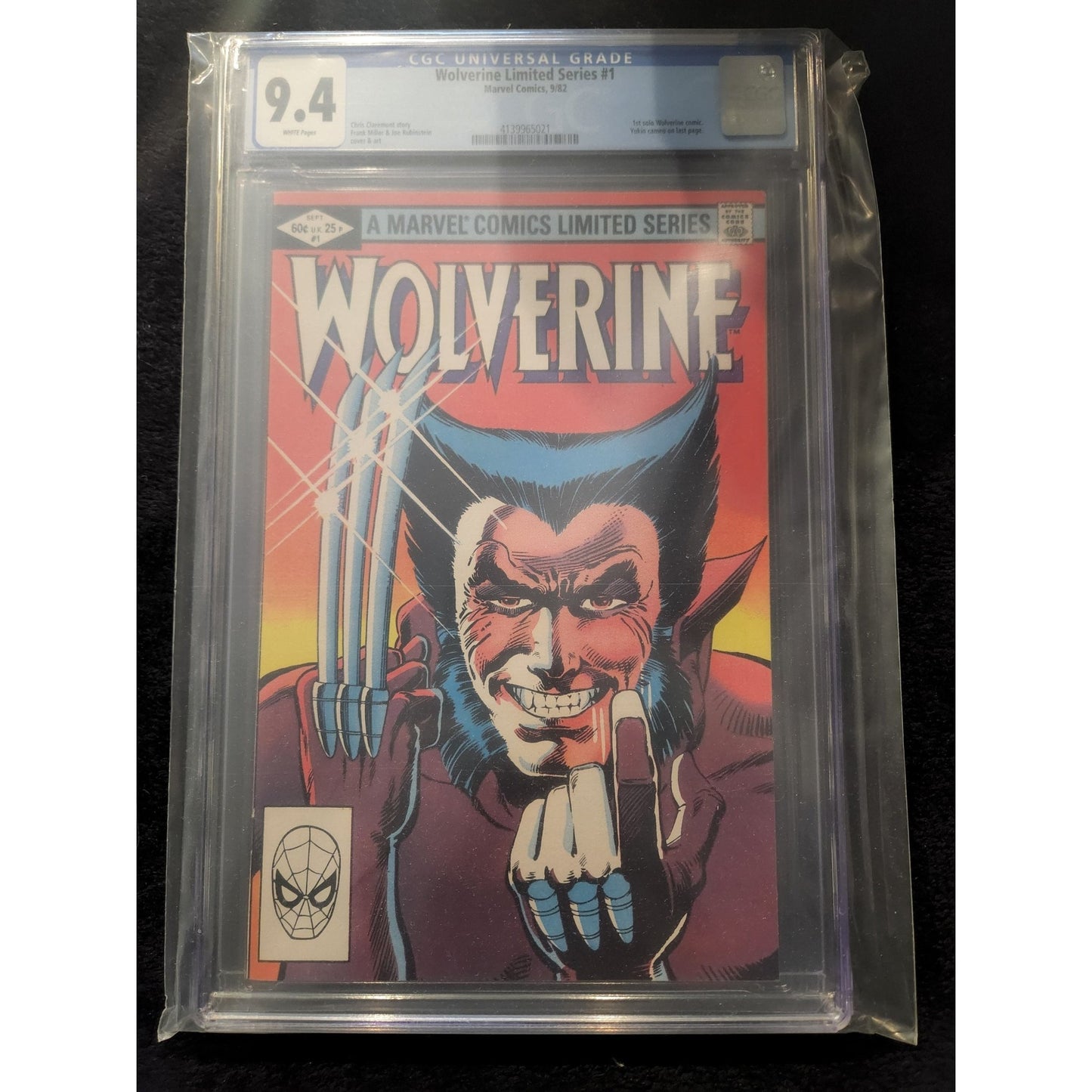 CGC Graded Wolverine #1 Limited Series 9.4 - Redshift7toys.com
