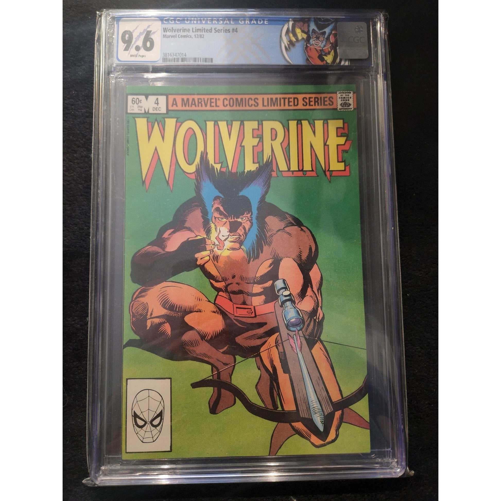 CGC Graded Wolverine #4 Limited Series 9.6 - Redshift7toys.com