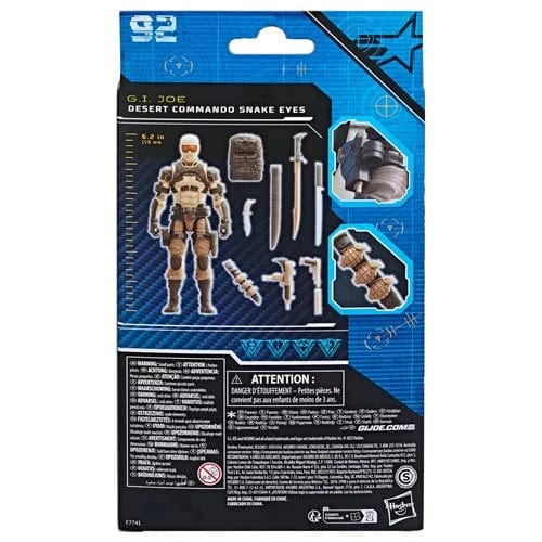 G.I. Joe Classified Series 6-Inch Desert Commando Snake Eyes Action Figure - Redshift7toys.com