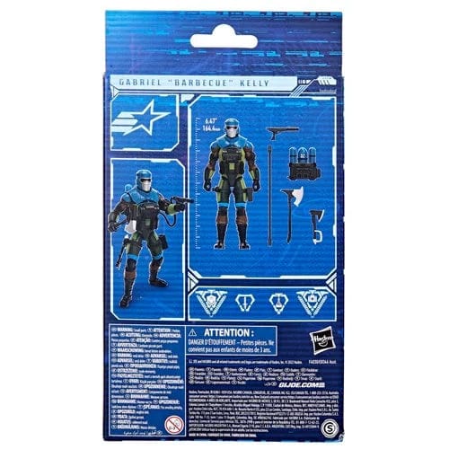 G.I. Joe Classified Series 6-Inch Mad Marauders Gabriel Barbecue Kelly Action Figure - Redshift7toys.com
