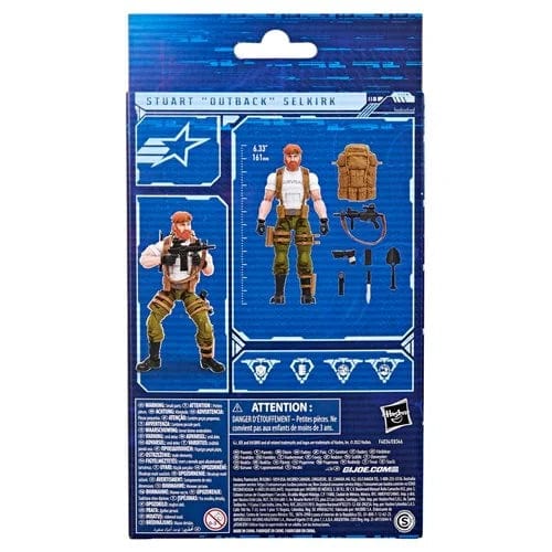 G.I. Joe Classified Series 6-Inch Stuart Outback Selkirk Action Figure - Redshift7toys.com