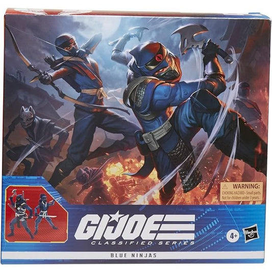 GI Joe Classified Series Blue Ninjas Amazon Exclusive Action Figure 2-Pack - Redshift7toys.com