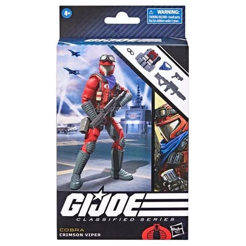 G.I. Joe Classified Series Cobra Crimson Viper 6-Inch Action Figure - Redshift7toys.com