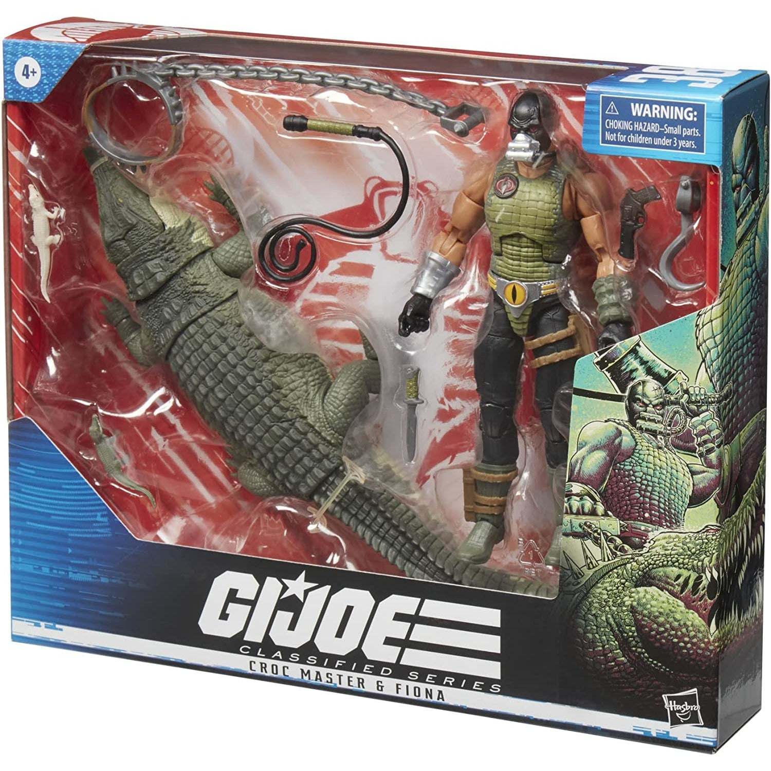 G.I. Joe Classified Series Croc Master and Alligator 6-Inch Action Figures - Redshift7toys.com