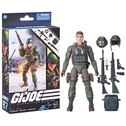 G.I. Joe Classified Series Grunt Graves 6-Inch Action Figure - Redshift7toys.com
