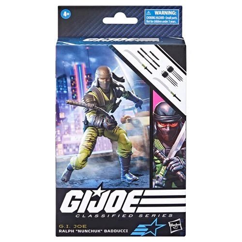 G.I. Joe Classified Series Ralph Nunchuk Badducci 6-Inch Action Figure - Redshift7toys.com