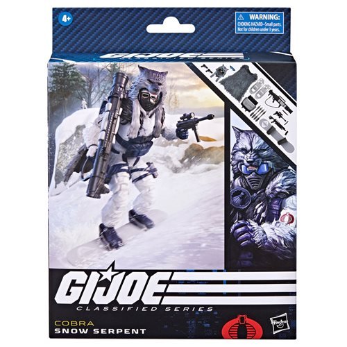 G.I. Joe Classified Series Snow Serpent Deluxe 6-Inch Action Figure - Redshift7toys.com