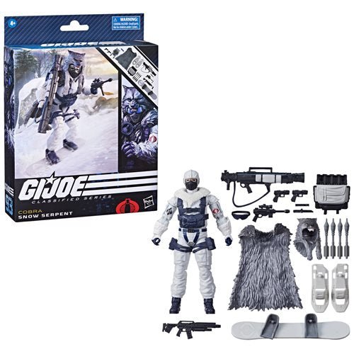 G.I. Joe Classified Series Snow Serpent Deluxe 6-Inch Action Figure - Redshift7toys.com