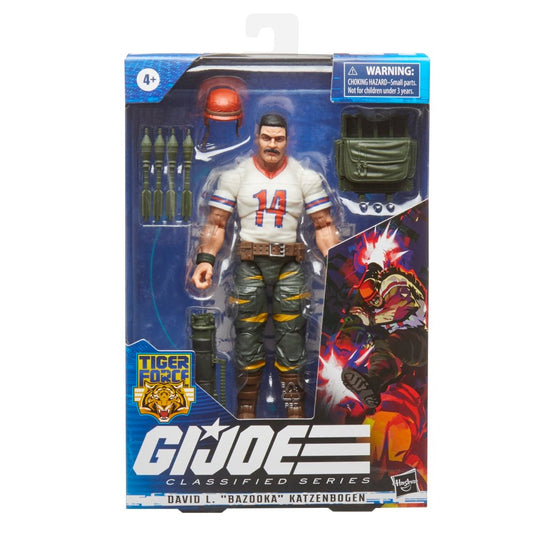 G.I. Joe Classified Series Tiger Force David L. “Bazooka” Katzenbogen Figure - Redshift7toys.com