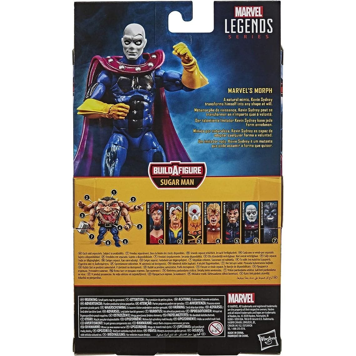 Marvel Legends Series X-Men 6-inch Morph Action Figure - Redshift7toys.com