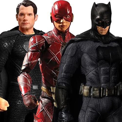 Mezco DC Zack Snyder Justice League Deluxe One:12 Collective Steel Boxed Set - Redshift7toys.com
