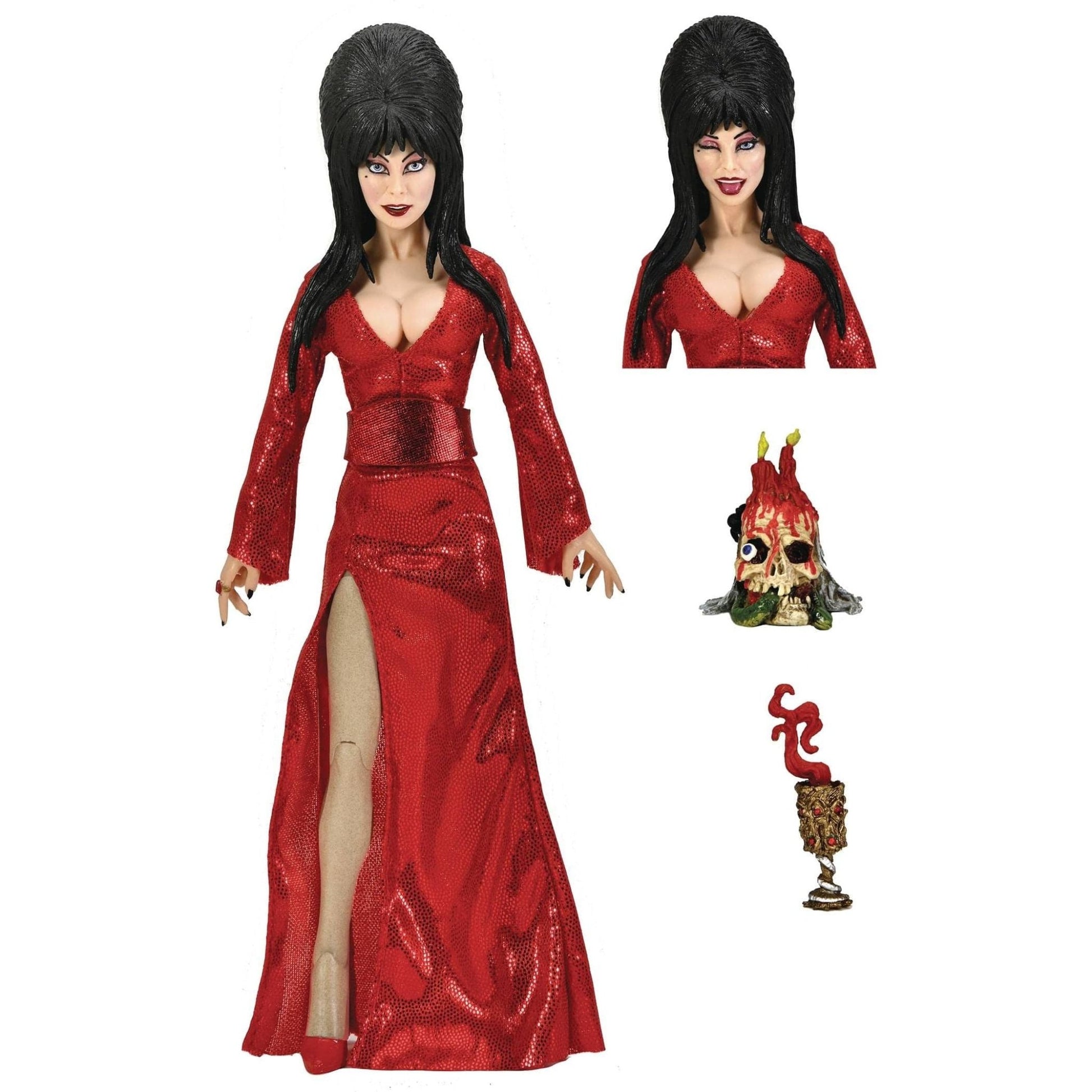NECA Elvira 8 Inch Cloth Action Figure Fright & Boo - Redshift7toys.com
