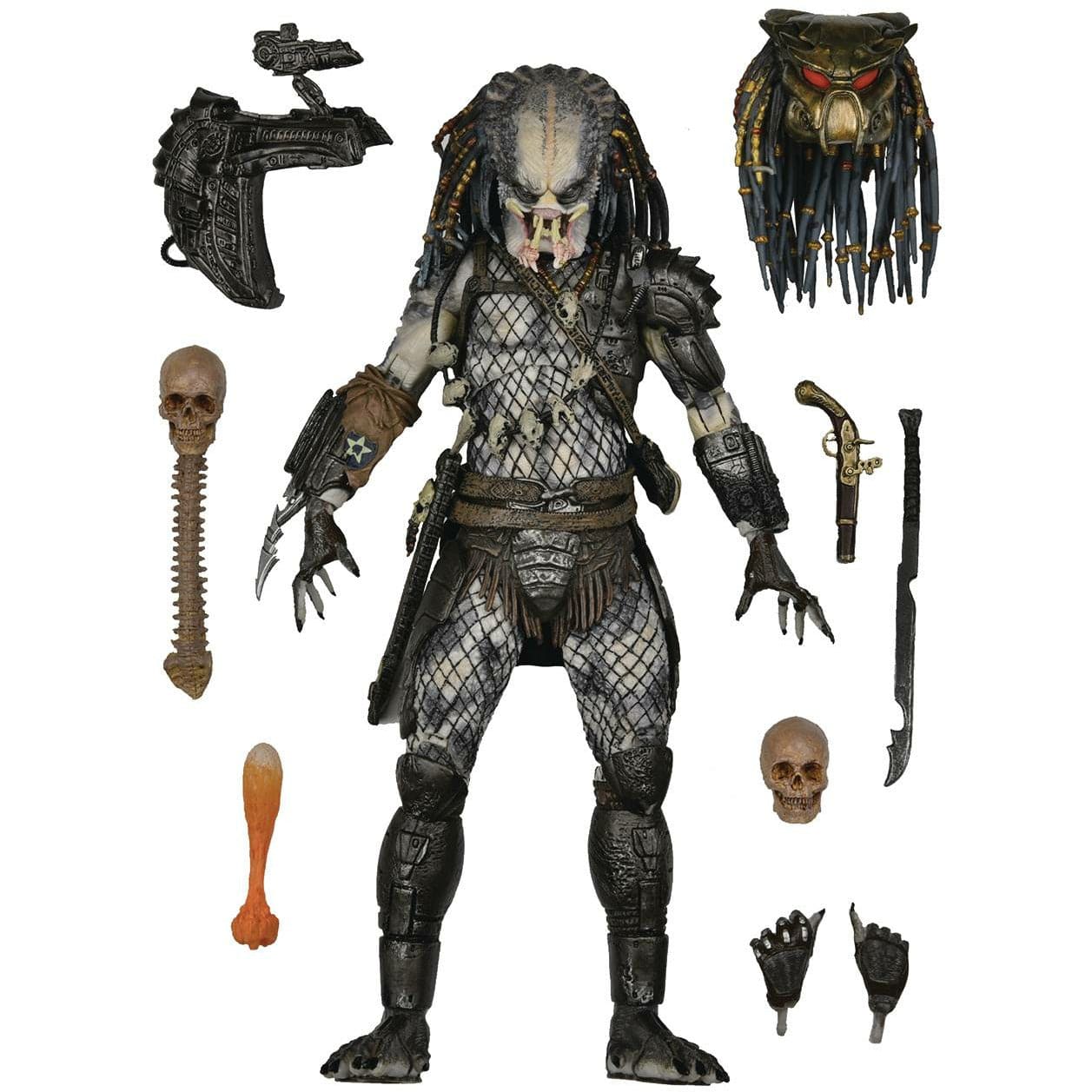 NECA PREDATOR 2 ELDER PREDATOR ULTIMATE 7 INCH ACTION FIGURE - Redshift7toys.com