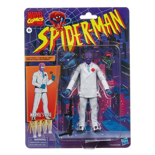 Spider-Man Retro Marvel Legends Rose 6-Inch Action Figure - Redshift7toys.com