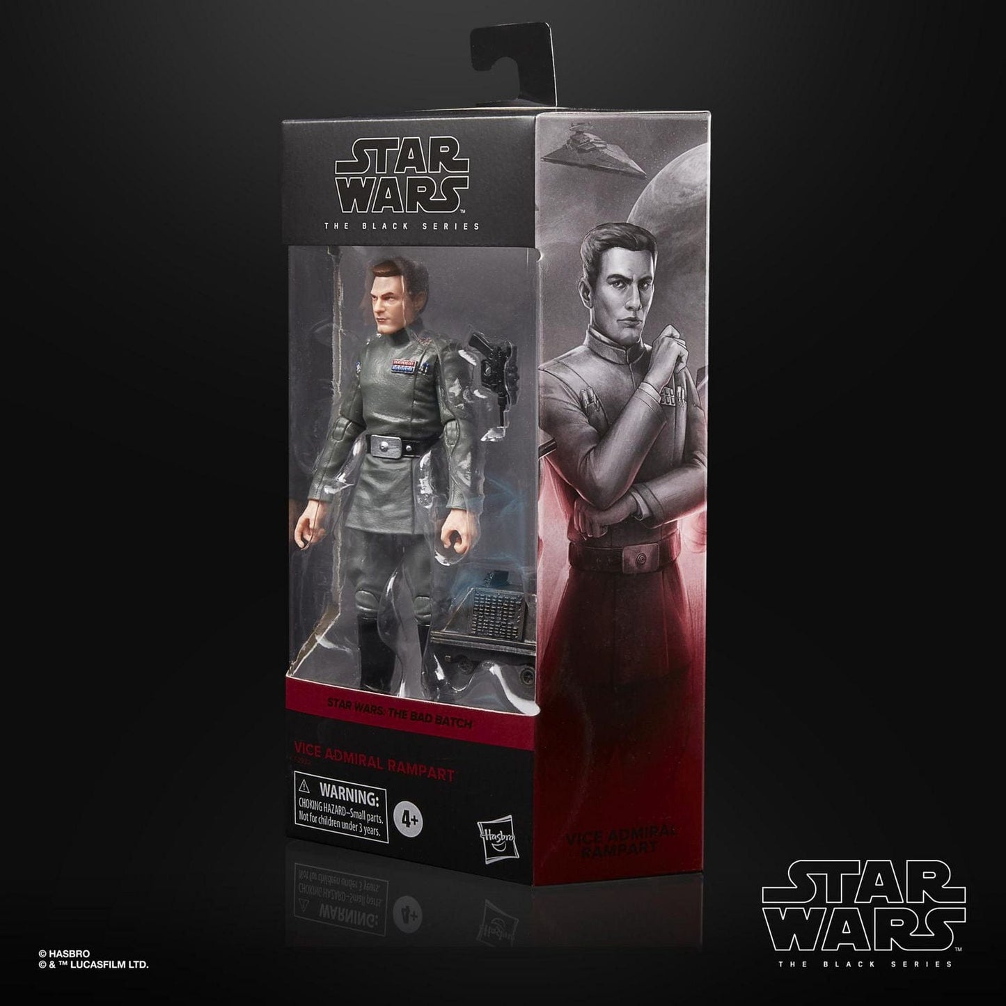 Star Wars The Black Series Vice Admiral Rampart Toy 6-Inch-Scale Star Wars: The Bad Batch Collectible Action Figure - 2