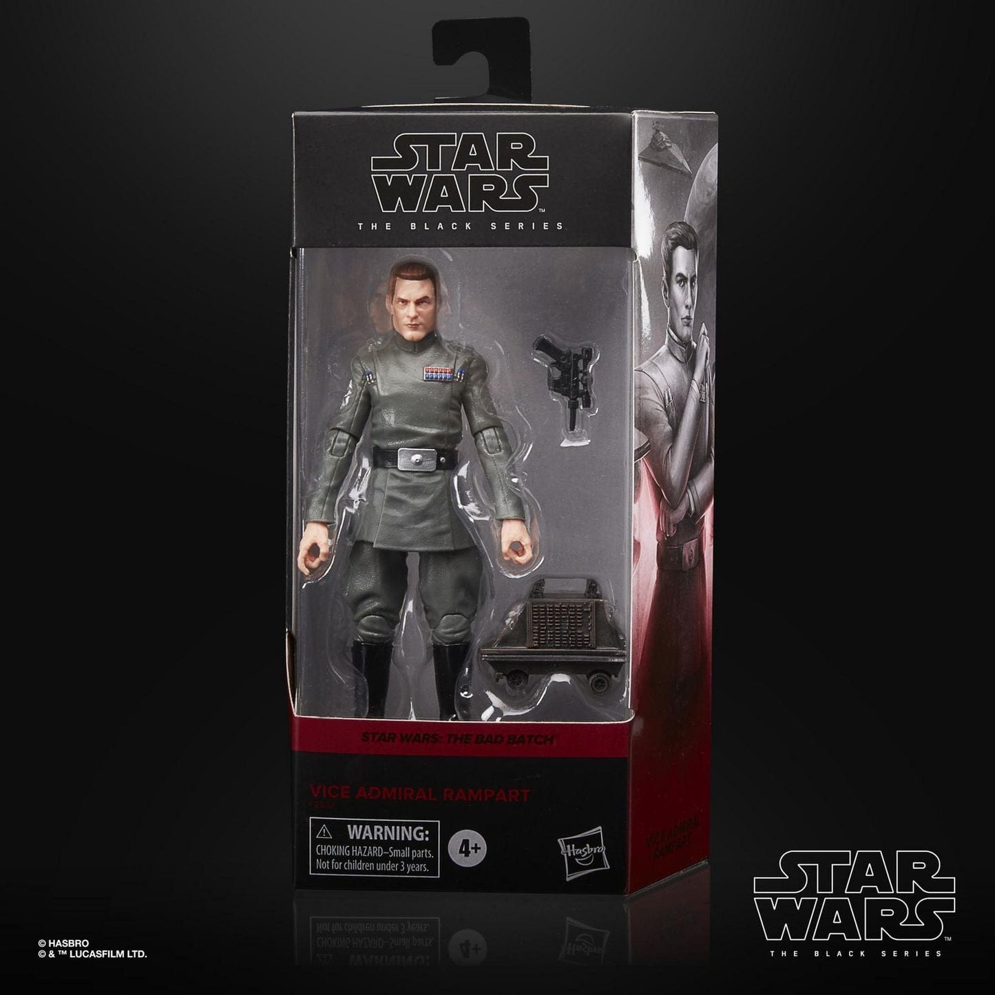 Star Wars The Black Series Vice Admiral Rampart Toy 6-Inch-Scale Star Wars: The Bad Batch Collectible Action Figure - 3