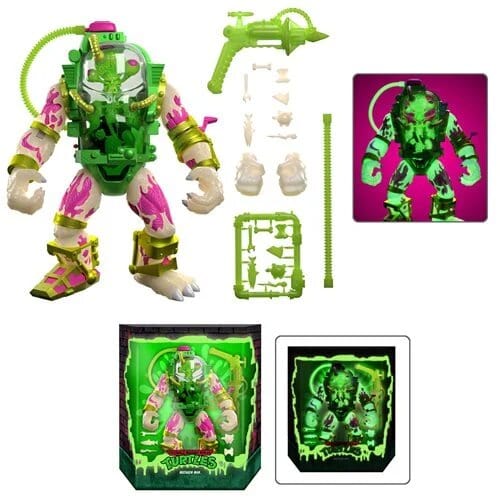 Teenage Mutant Ninja Turtles Ultimates Glow-in-the-Dark Mutagen Man 7-Inch Action Figure - Entertainment Earth Exclusive