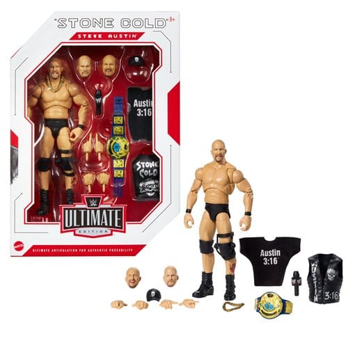 WWE Ultimate Edition Best Of Wave 2 Stone Cold Steve Austin Action Figure - Redshift7toys.com