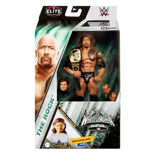 WWE WrestleMania Elite 2024 The Rock Action Figure - Redshift7toys.com